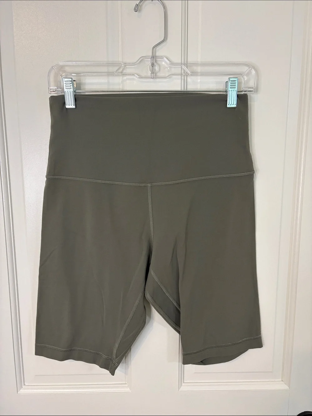lululemon athletica Size 10 High-Rise Olive Bike Shorts